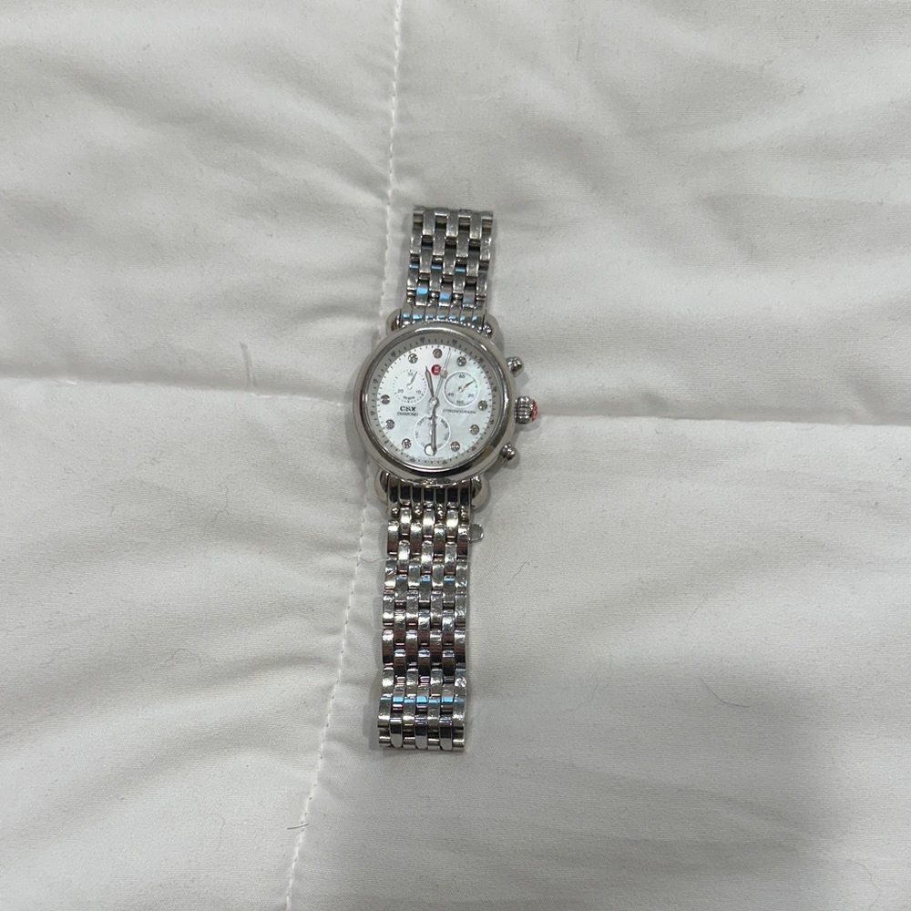 Silver Womens Michele Watch